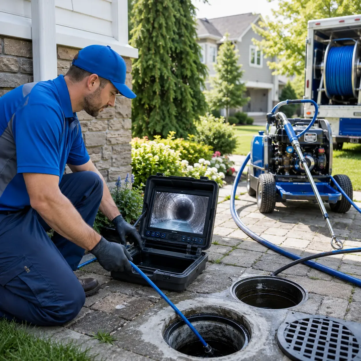 Outdoor drain cleaning professionals serving Amherst, SD