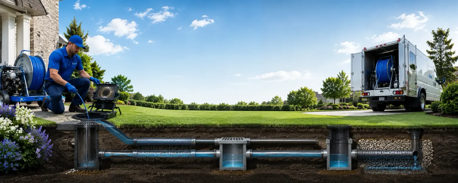 Outdoor drain cleaning information for Amherst, SD